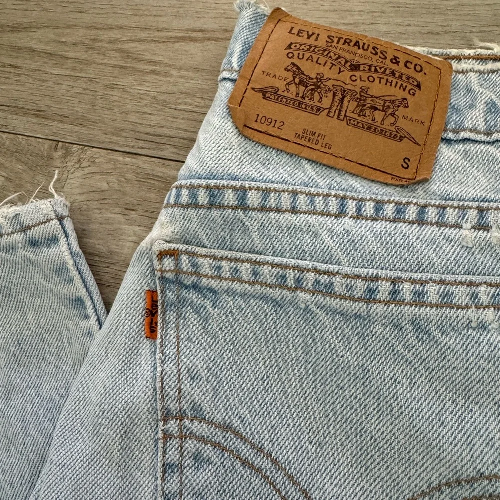 Vintage Orange Tab Levi’s 912 Light Wash - Picture 2 of 7